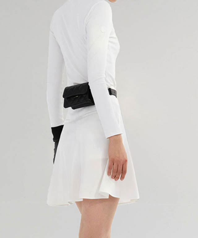 Anell Golf Slim Fit Full Skirt - White