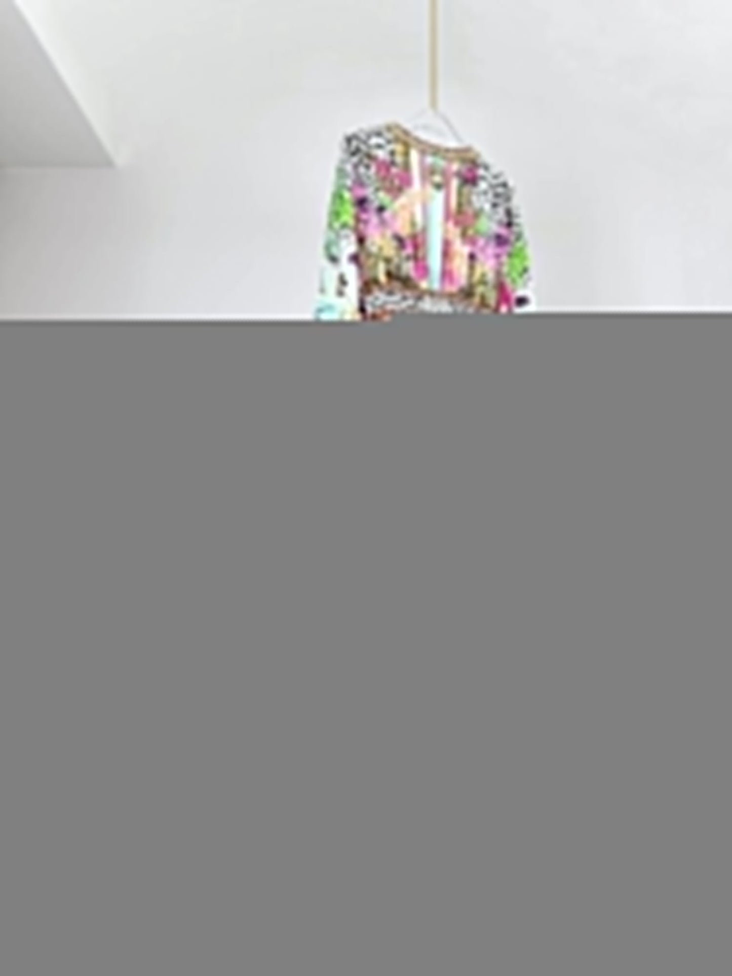 Designer Dress 2024 Resort wear Spring New V Neck Pink Leopard Print